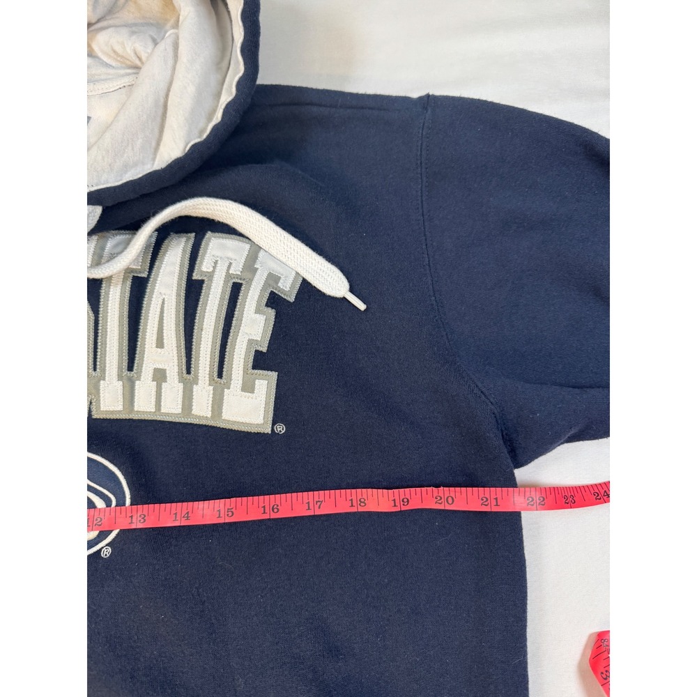 Penn State Nittany Lions Navy Blue Hoodie Sweatshirt Mens Medium G5 NCAA - Picture 5 of 8